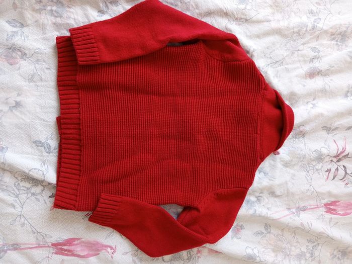 Gilet rouge Okaïdi 5a - photo numéro 3