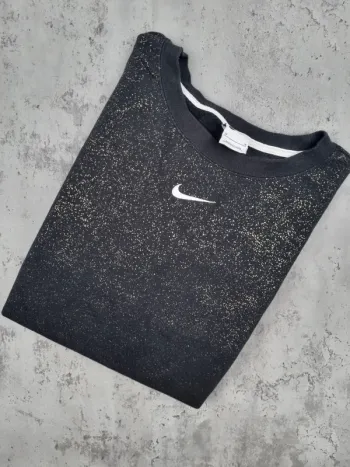 Pull Nike noir à paillettes dorées – Taille 3X Femme (équivaut à xxl/xxxl – mesures en photos)