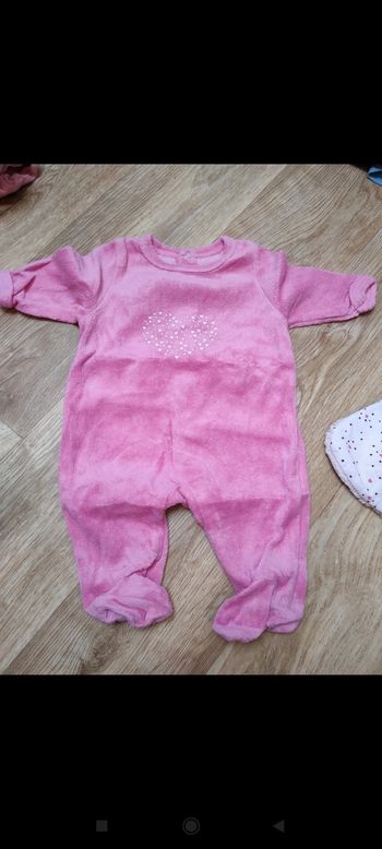 Ensemble pyjama + gilet bébé fille