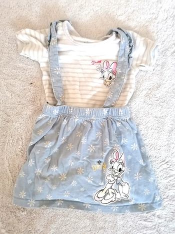Joli ensemble 2 pièces body +jupe daisy 12 mois fille
