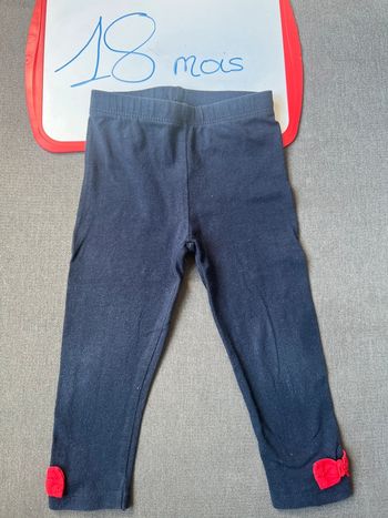 Legging bleu marine 18 mois