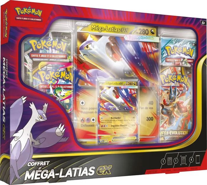 Pokémon case de 6 Coffrets Mega Latias EX FR neuf et scellé