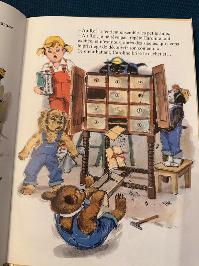 Livre rare Caroline et le jardin potager ensorcelé album bd Pierre Probst collection vintage - photo numéro 3