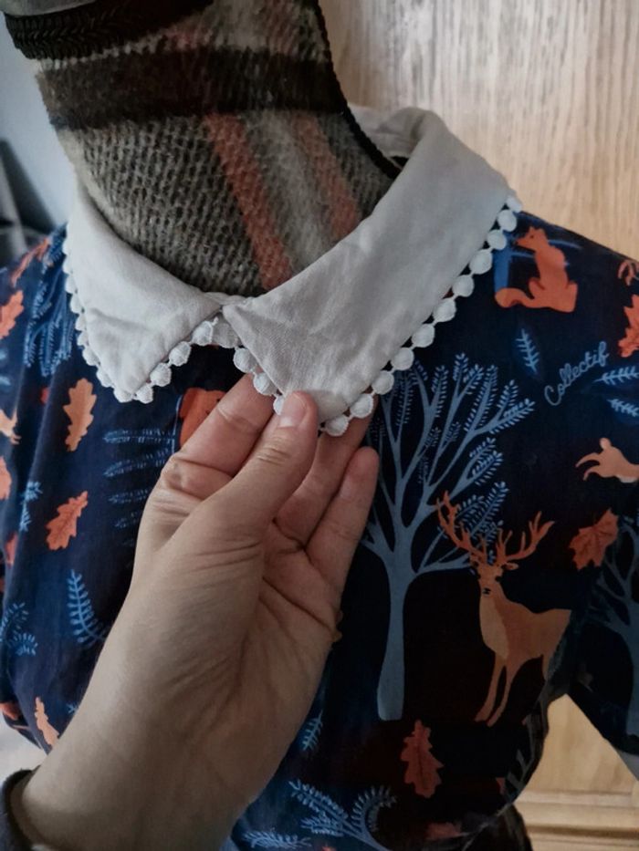 Robe collectif animaux forêt taille l uk 14 - photo numéro 4