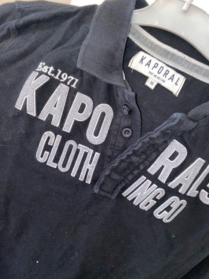 Tee-shirts manches longues kaporal 14 ans bleu marine - photo numéro 3