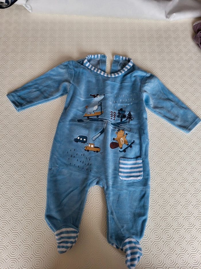 Pyjama velours Auchan