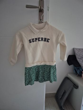 Robe manches longues 4 ans Kiabi
