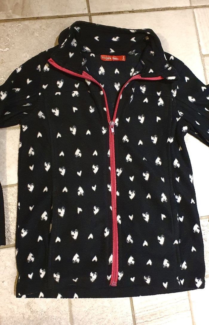 Gilet zippé pilou fille 8ans - photo numéro 2