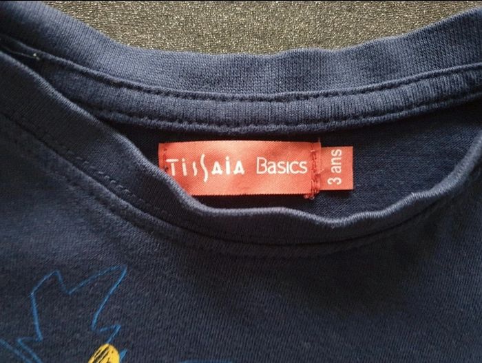 T.shirt manches courtes bleu marine Tissaia 3 ans - photo numéro 4