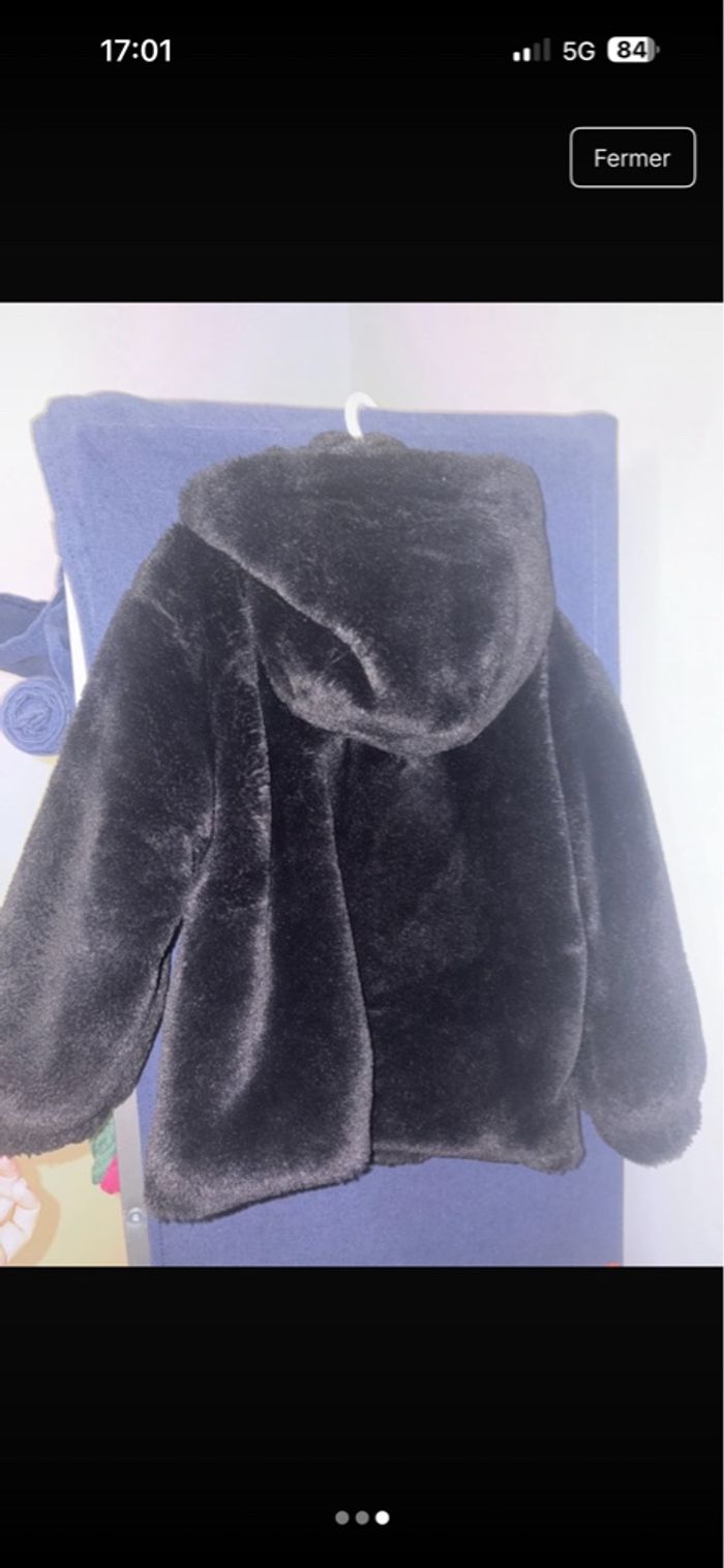 Veste fourrure fille - photo numéro 2