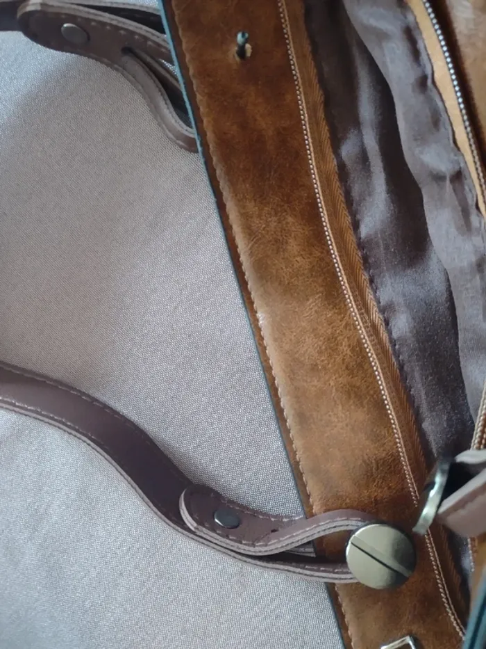 Sac femme cuir marron Vintage - photo numéro 10