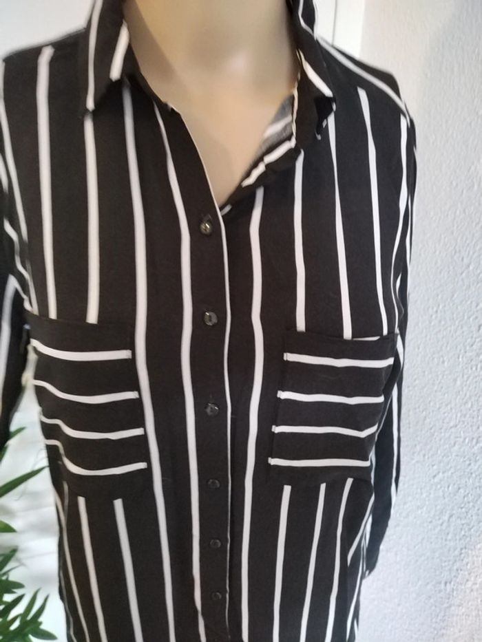 Chemise rayée Cache cache taille 34 - photo numéro 2