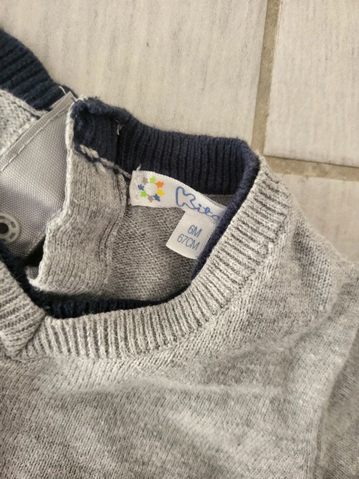 Lot de pulls Kitchoun garcon 9mois - photo numéro 2