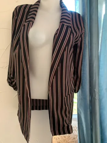 blazer rayé  noir rouge blancPinkie taille 38