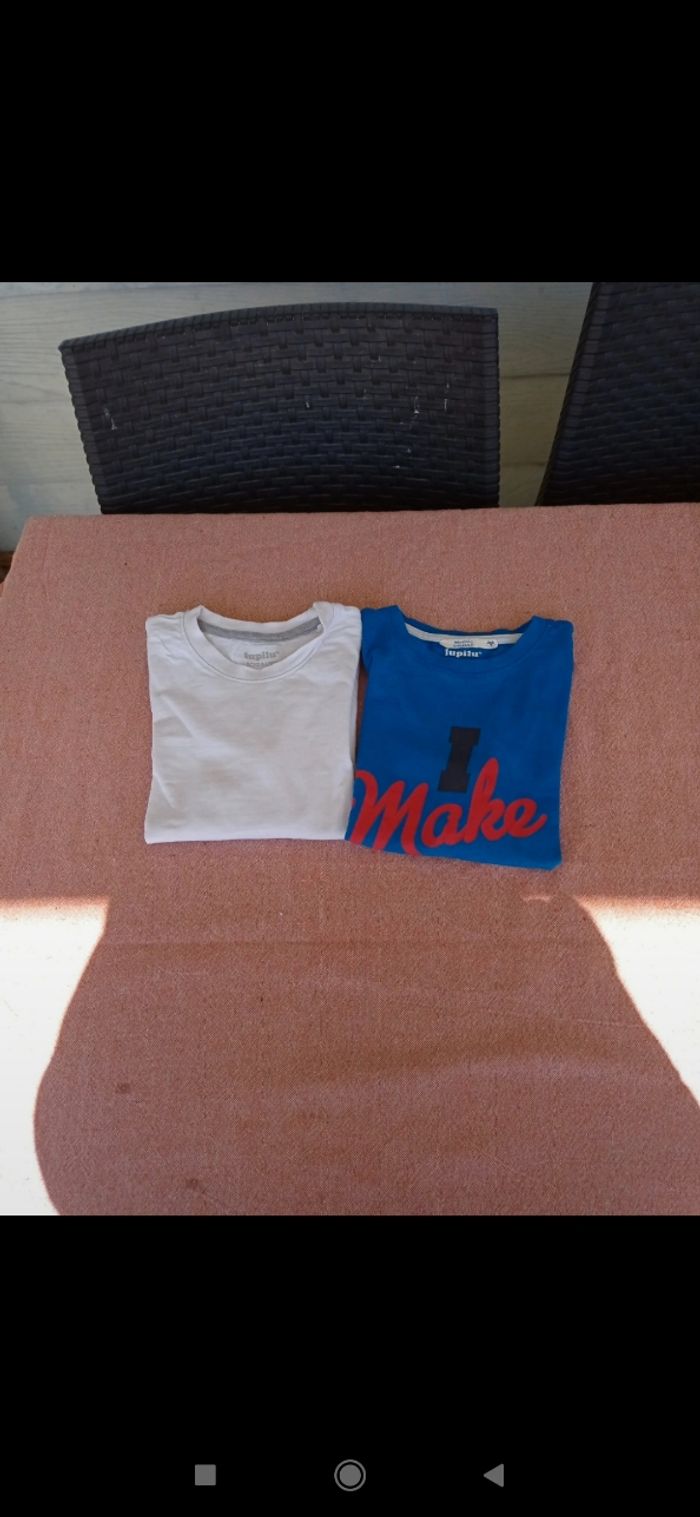 2 t-shirts manches longues
