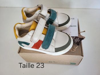 Chaussures tennis scratch Verbaudet T23