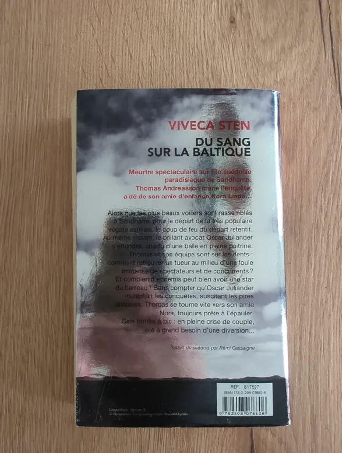 Livre viveca sten du sang sur la Baltique - photo numéro 2