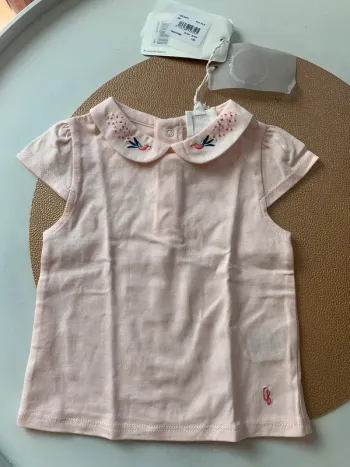 TEE shirt rose pale