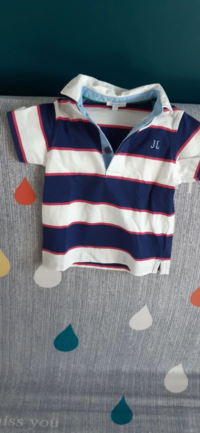 Polo manches courtes jacadi 2 ans