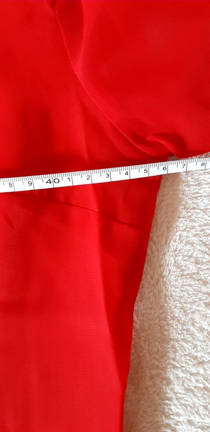 Chemise transparente rouge Etam - photo numéro 4