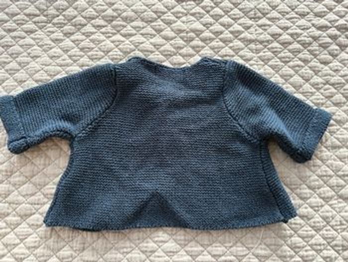 Lot 2 gilets bonnet / prématuré / comme neuf - photo numéro 7