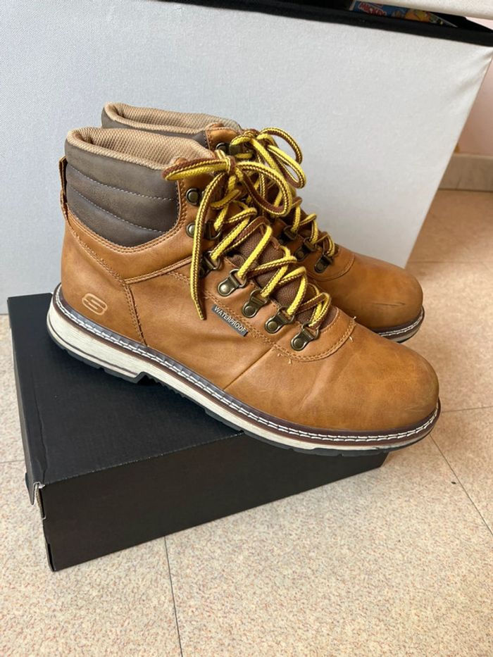 Bottines À Lacets Skechers Homme Taille (45)