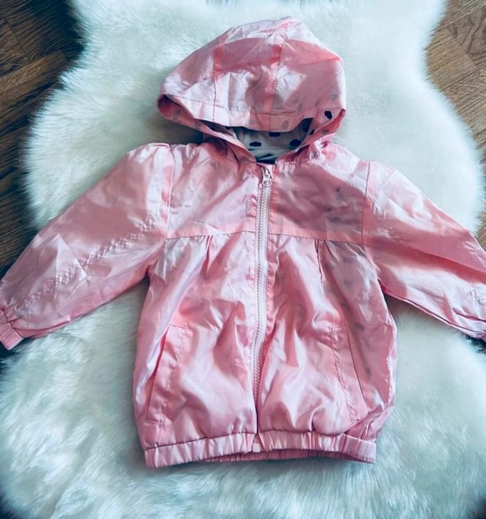 Veste coupe vent capuche imperméable kiabi 18mois