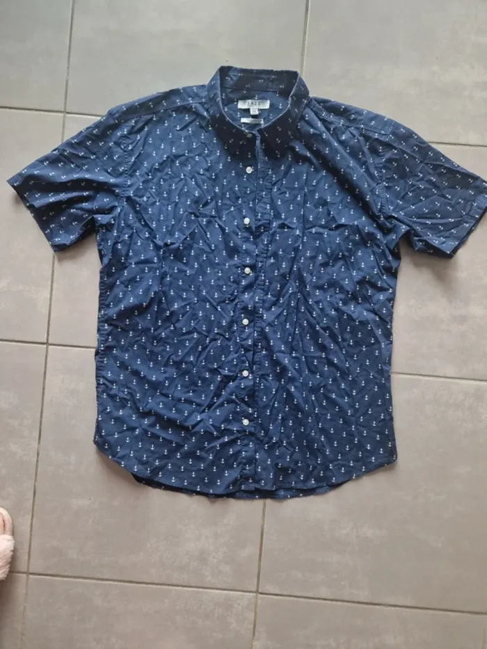 Chemise homme manches courtes