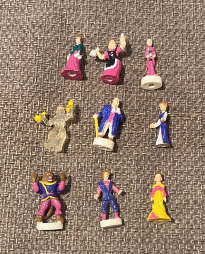 Lot figurines La Belle et la Bête