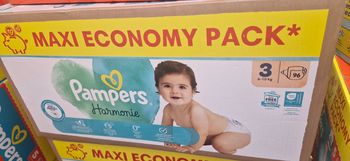 96 Couches Pampers Harmonie taille 3