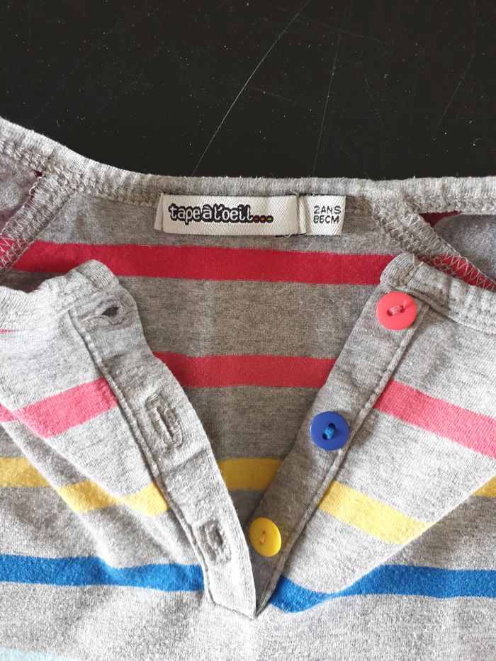 T-shirt manches longues - Tape à l’œil – 2 ans - photo numéro 4