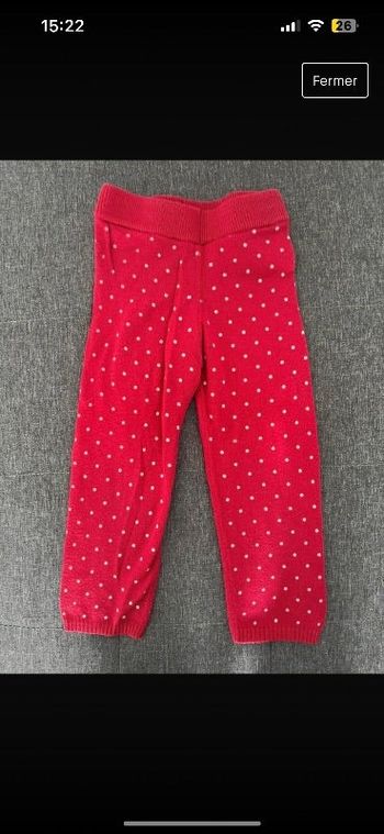 Lot de 2 pantalons en laine
