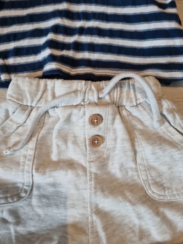 Ensemble été short 6 mois - photo numéro 2