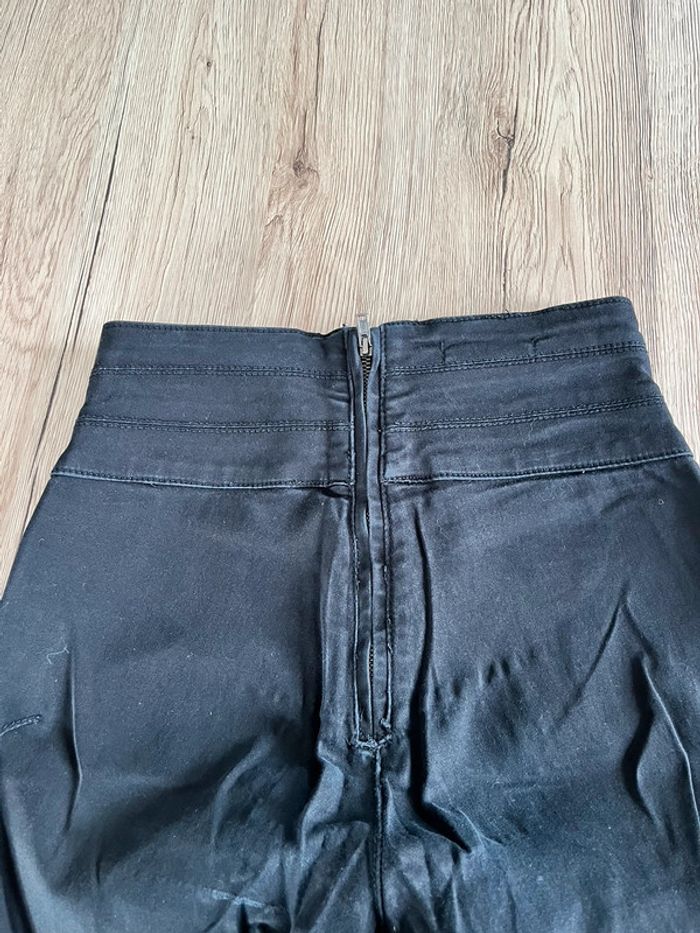 Pantalon taille haute noir taille 34 - photo numéro 2