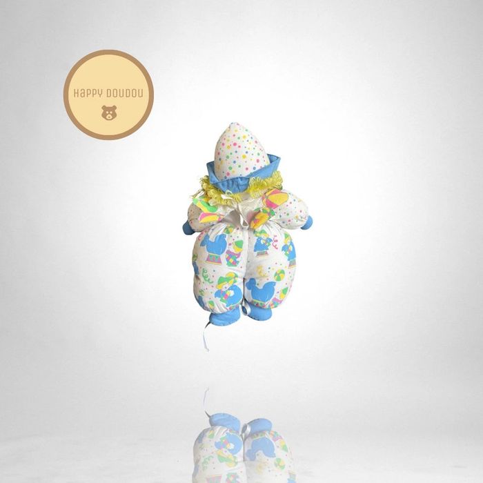Peluche poupée Clown cirque Mundia P54 - photo numéro 2