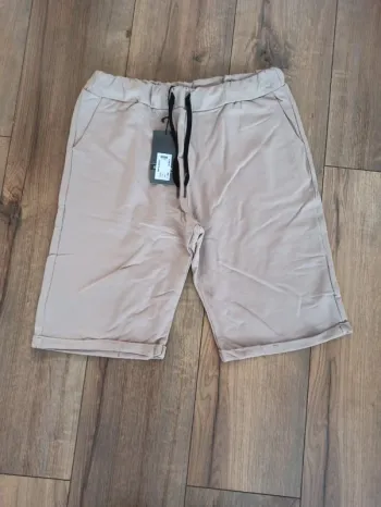 Short en coton homme beige M