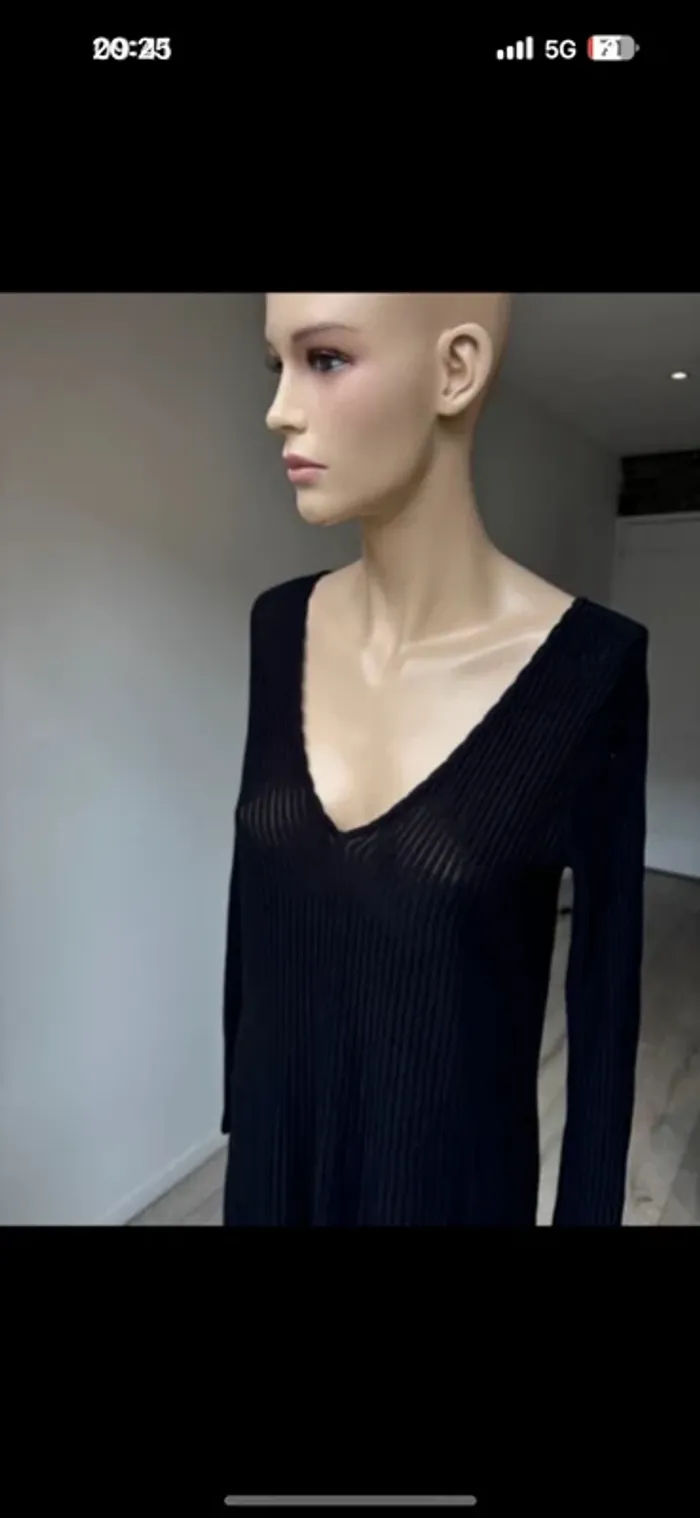 Élégante Robe Sézane Noire - Taille S - photo numéro 2