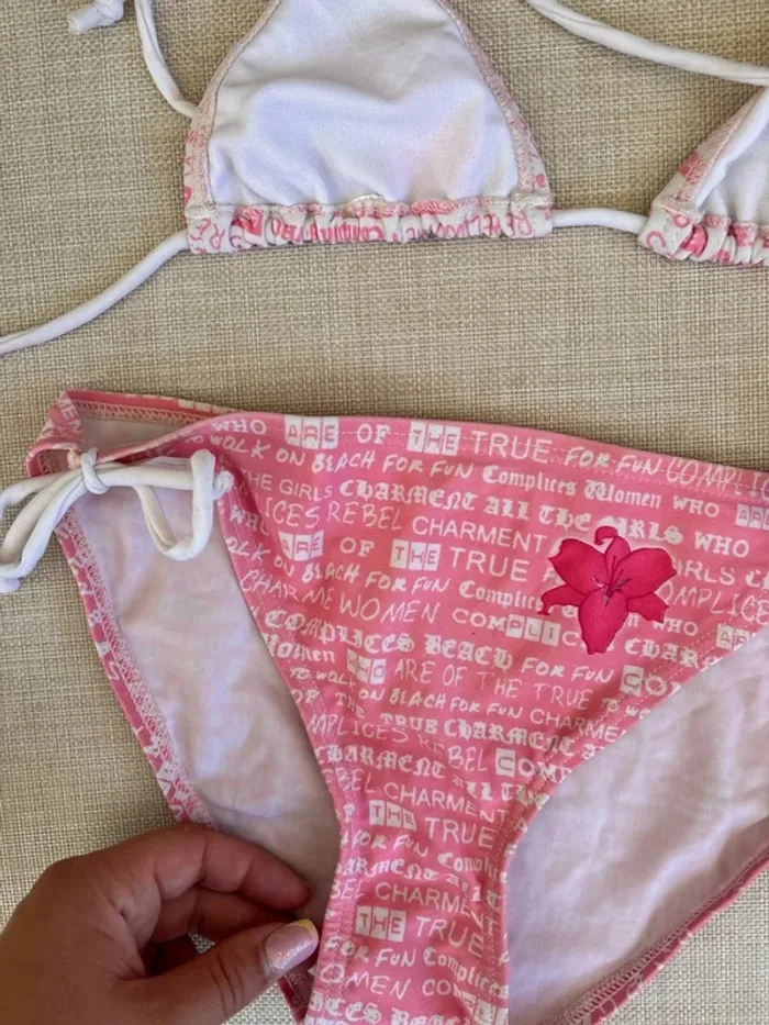 Maillot de bain 2 pièces rose - photo numéro 5