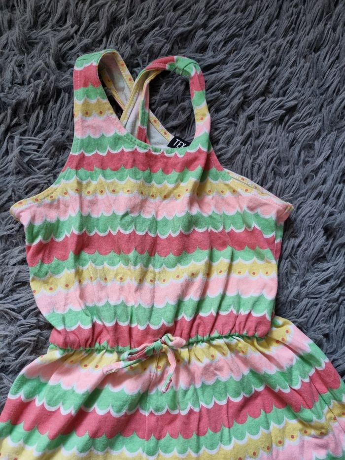 Combi-short à bretelles 2-3ans - photo numéro 2