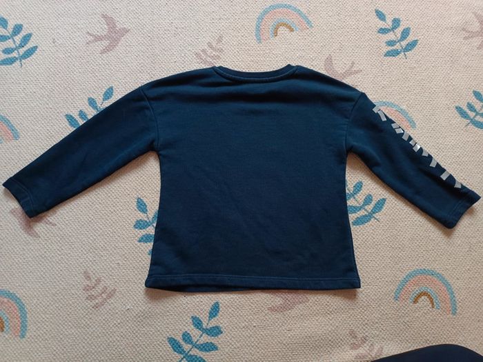 Sweat manga bleu marine 4 ans - photo numéro 4