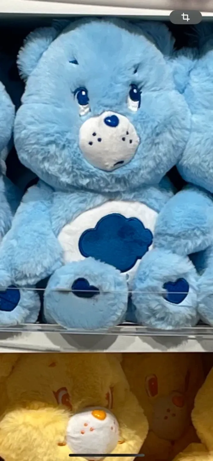 Bisounours bleu nuage + 35 cm