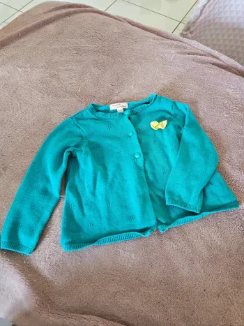 Gilet bleu 18 mois du pareil au même