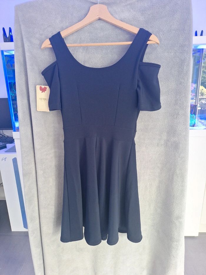 Robe bleu marine Just For You taille unique