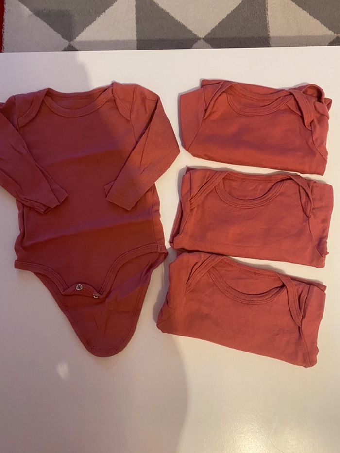 Lot de 4 body manche longue