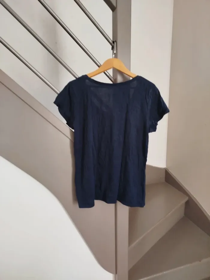 Tee-shirt marine - photo numéro 4