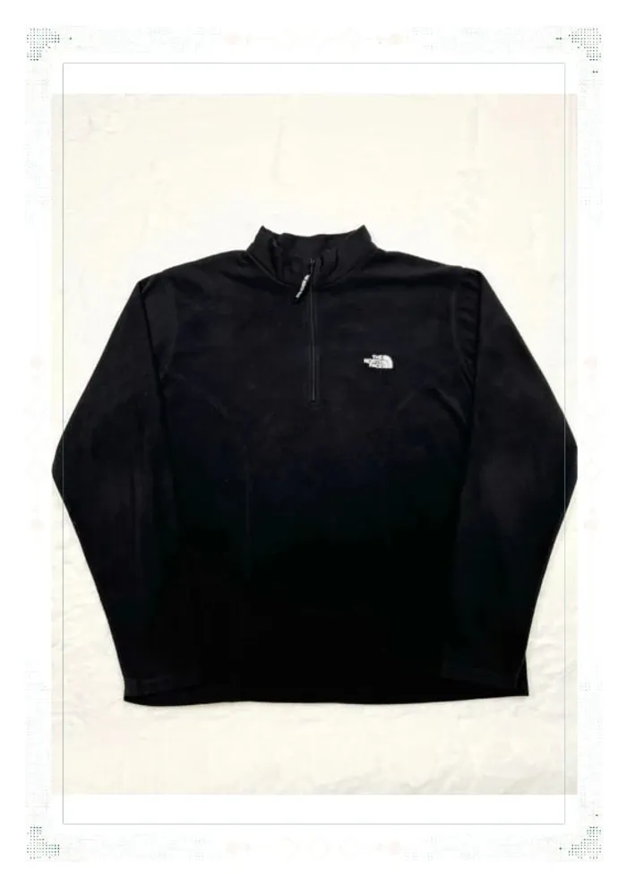 The North Face polaire demi zip noir femme taille XL polyester - photo numéro 2