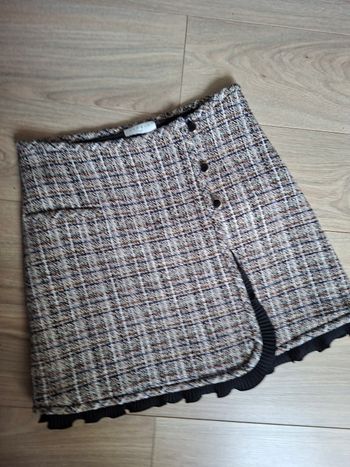Jupe sandro t36 neuf avec étiquette Tweed belle qualité 