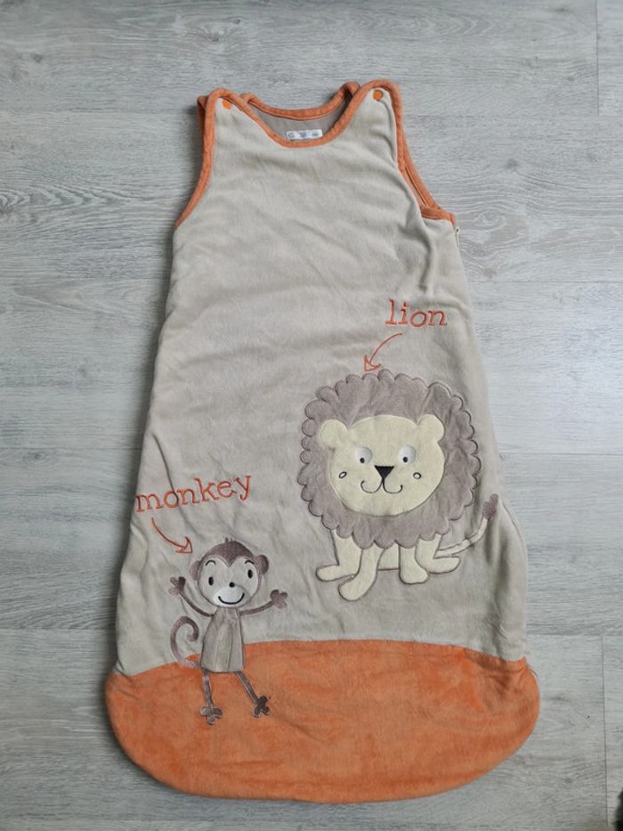 Gigoteuse ou turbulette Kitchoun 6-24 mois Motif lion et singe