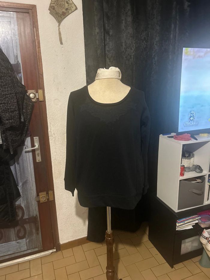 Sweat noir femme Esmara grande taille