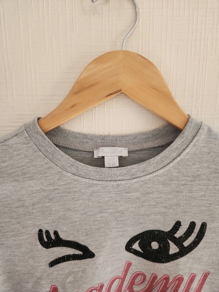 Sweat gris Girl Academy 10 ans - photo numéro 4